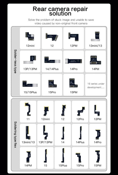 I2C A8S Camera Programmer, Tag-On Flex Cable and Adapter Options