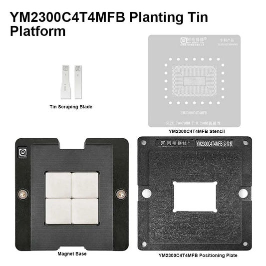 Plataforma de reballing de CPU AMAOE AMD YM2500/YM3700
