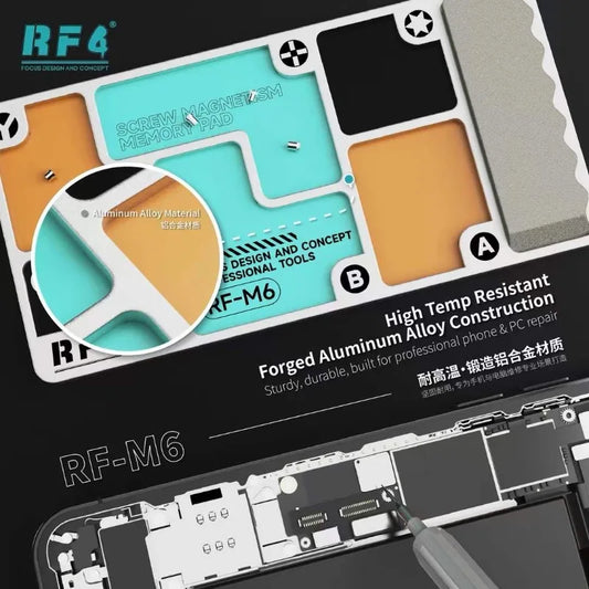 RF4 RF-M6 Magnetic Screw Pad and Tool Sharpening Stone