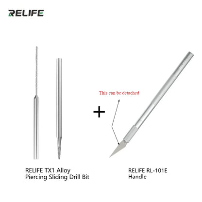Relife TX1 Alloy Sliding Thread Drill Bit Quick Removal For Mobile Phone Removing Stripped Broken Screws PAD PC Repair Tool Set