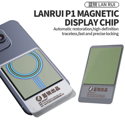 LANRUI P1 Wireless Charging Detection Sheet for Mobile Phone Repair Back Cover Wireless Charging Magnetic Ring Detection Tool