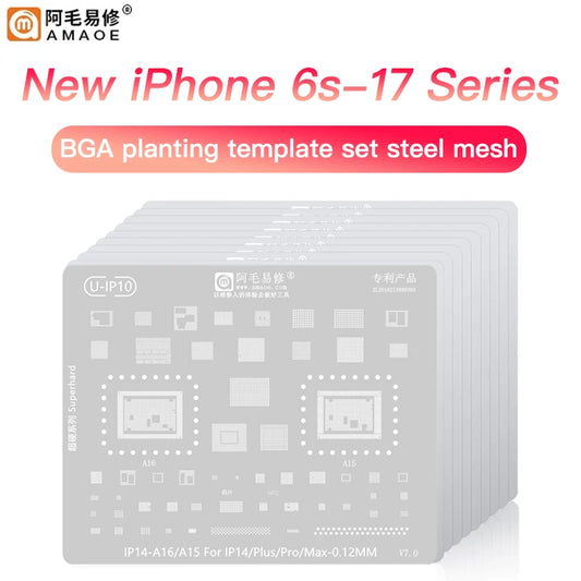 Plantilla para reballing BGA de iPhone Serie U-IP de AMAOE