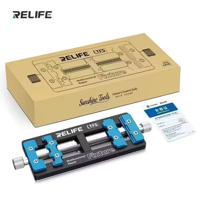 RELIFE TF5 Multifunctional Repair Fixture for Clamping and Repairing Various Mobile Phone Motherboards, CPU Chips, and Component