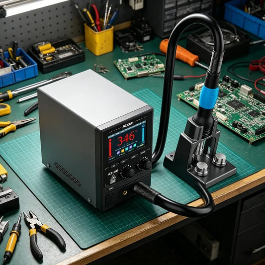 AIXUN H310D Soldering Station Electronics Repair Soldering Desoldering Accurate Temperature Control Hot Air Rework Station