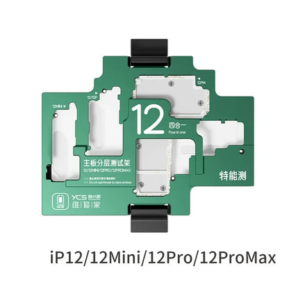 YCS Motherboard Layered Testing Frame For IP X XS 11 12 13 14 15 16 Pro Max Plus Middle Level Radio Frequency Function ISocket