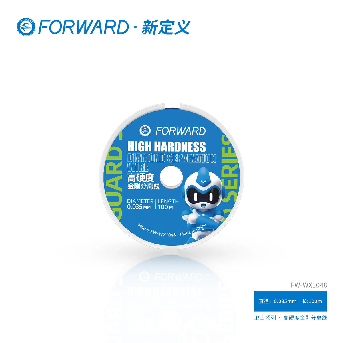 10 uds. de hilo de separación de diamante FORWARD de alta dureza para herramientas de reparación y separación de pantallas LCD de teléfonos móviles, 0,025 mm--0,07 mm