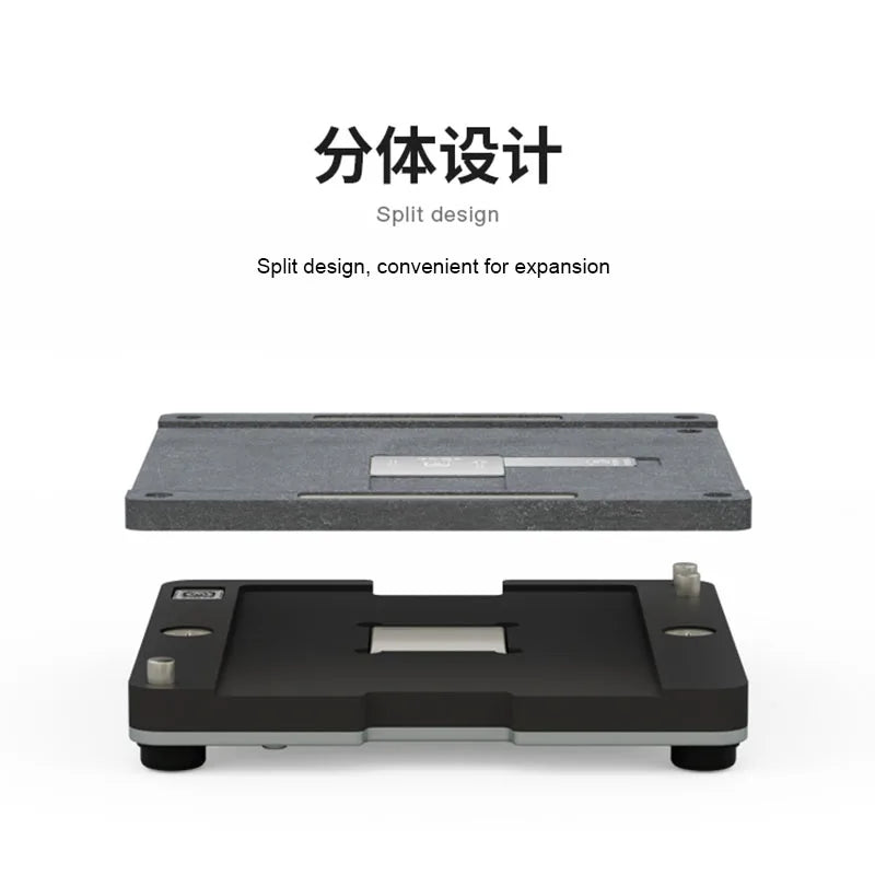 AMAOE Universal Magnetic BGA Reballing Platform & Base Fixture for Phone Motherboard & IC Repair