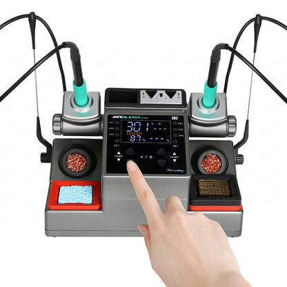 AIFEN A902 Rework Platform With C210 C245 Double Handles Welding for Phone PCB BGA Repair Solder Tools Soldering Station