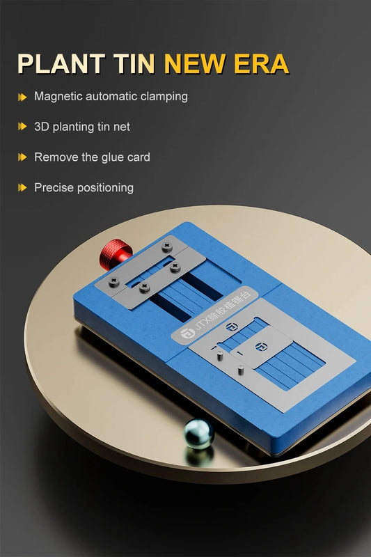 JTX T4 Pro Chip Glue Removal and Reballing Platform with 14 Stencils