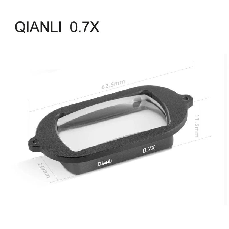 QIANLI Gorilla Microscope 0.5x 0.7x Teleconverter, using YCS integrated light 0.5x 0.7x extension Increase working distance