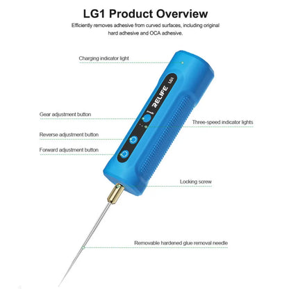 RELIFE LG1 Glue Remover Tool for Mobile Phone Efficient Adhesive Removal OCA Glue Waterproof Sticker Remove Refurbished Repair
