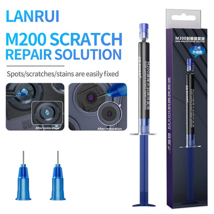 LANRUI M200 3ML Scratch Repair Liquid for Mobile Phone Repair Camera Spots Scratches Stains Corruption Repair Liquid Tool