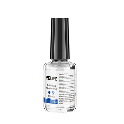 RELIFE G-22 18ml Double-sided Adhesive Primer Built-in Brush Threaded Mouth for Phone Frame Car Plastic Glass Repair
