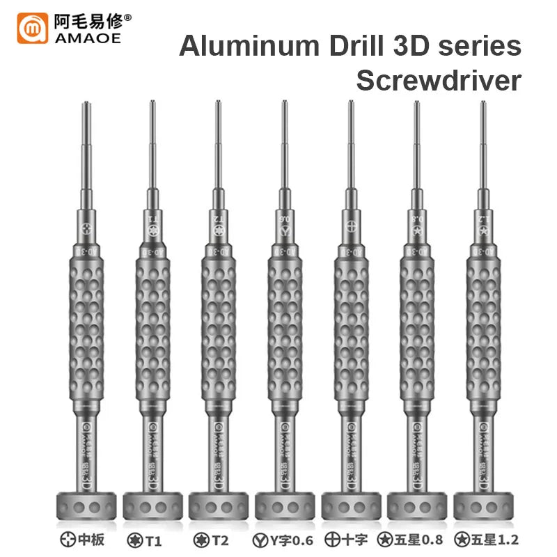 Amaoe AD-2D & AD-3D Precision Screwdriver with S2 Steel Bit for Phone Repair