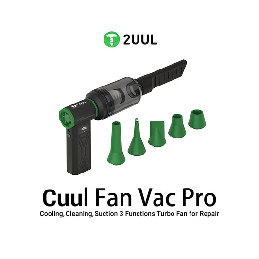 Ventilador de refrigeración y limpieza por succión Cuul Fan Pro DA97 DA970 2UUL, 3 funciones, ventilador turbo para reparación de placas base de teléfonos y soldadura de reparación