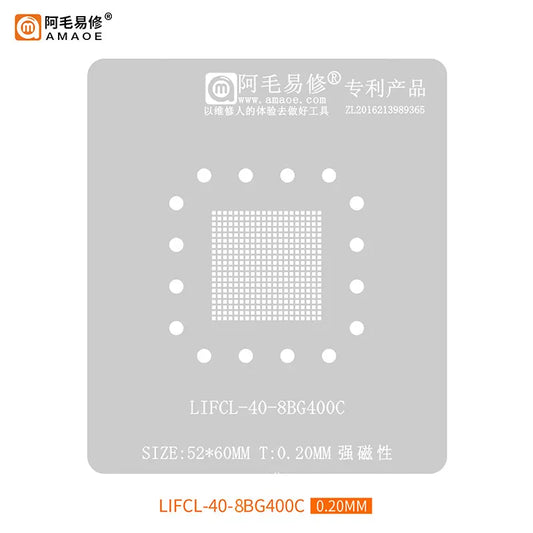 AMAOE XC7Z010/LIFCL-40 BGA400 Plataforma magnética de reballing BGA