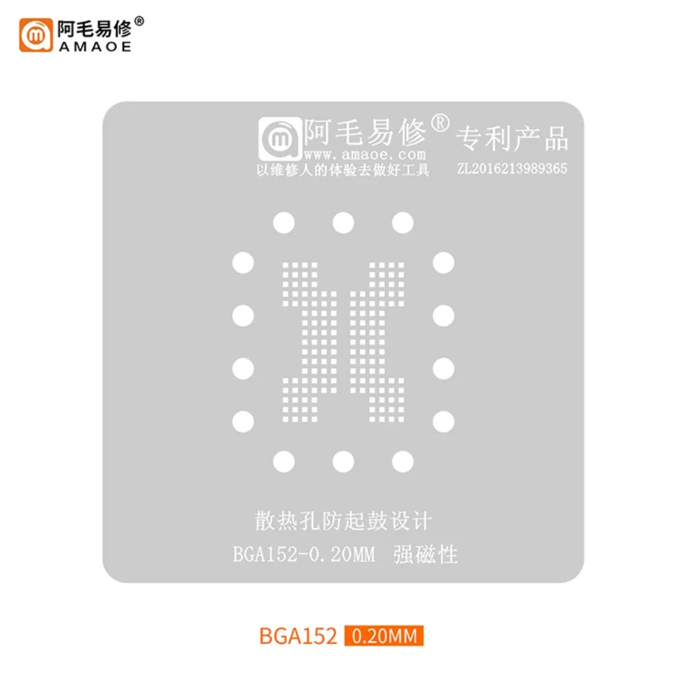 Plataforma de reballing AMAOE para SSD BGA132/152/272/316