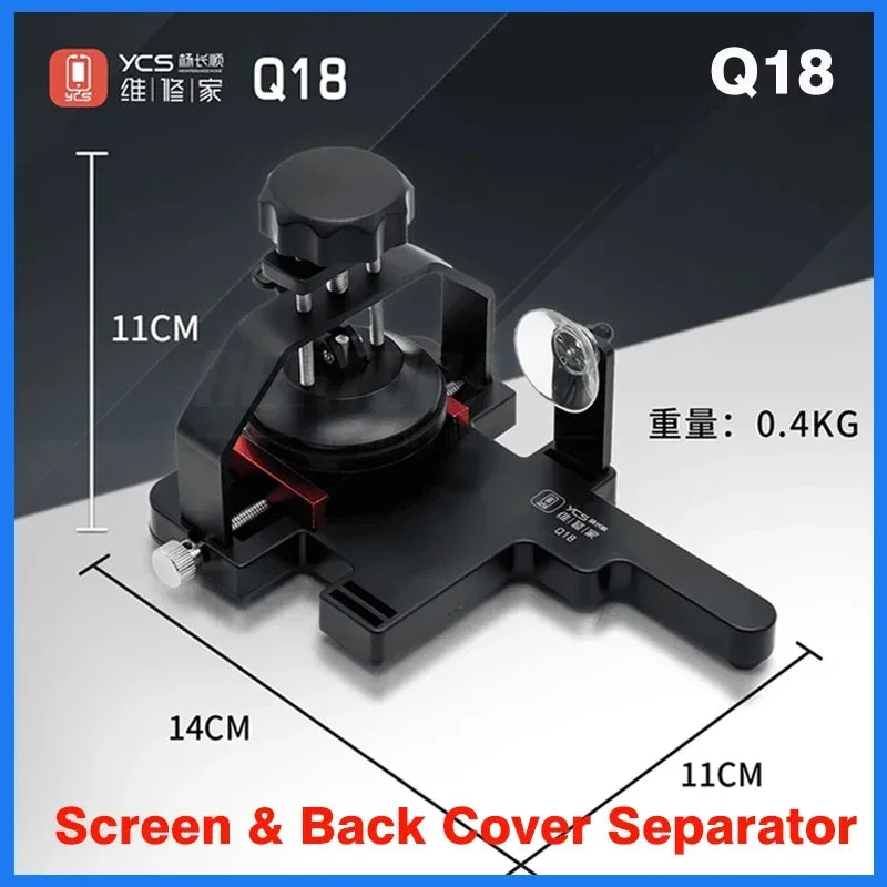YCS Q18 Screen Disassembly Separator LCD Opener Quick Disassembly Screen Back Cover for iPhone 17 Mobile Phones Repair Tools set