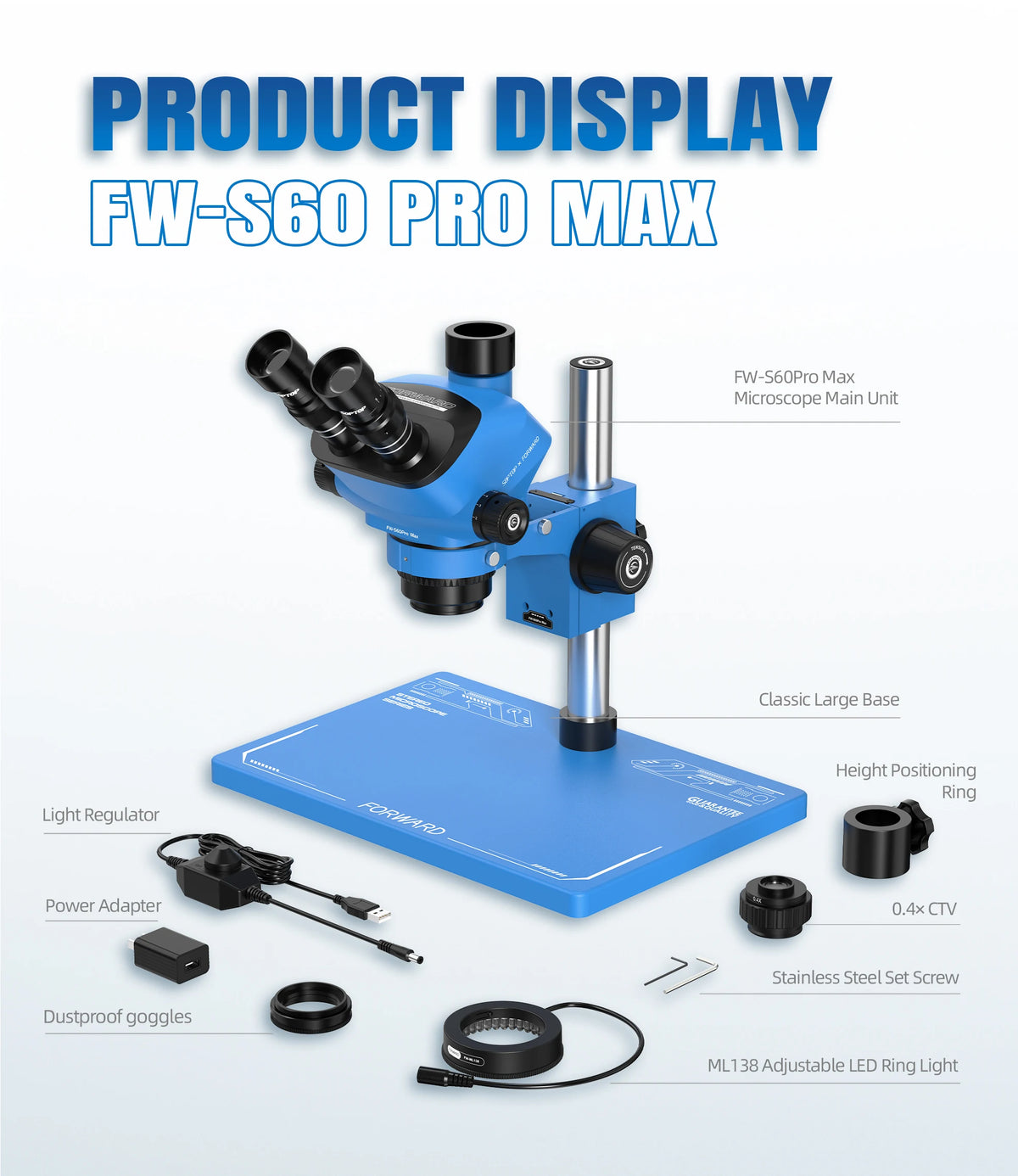 FORWARD SOPTOP FW-S60/FW-S65 Pro Max Microscopes