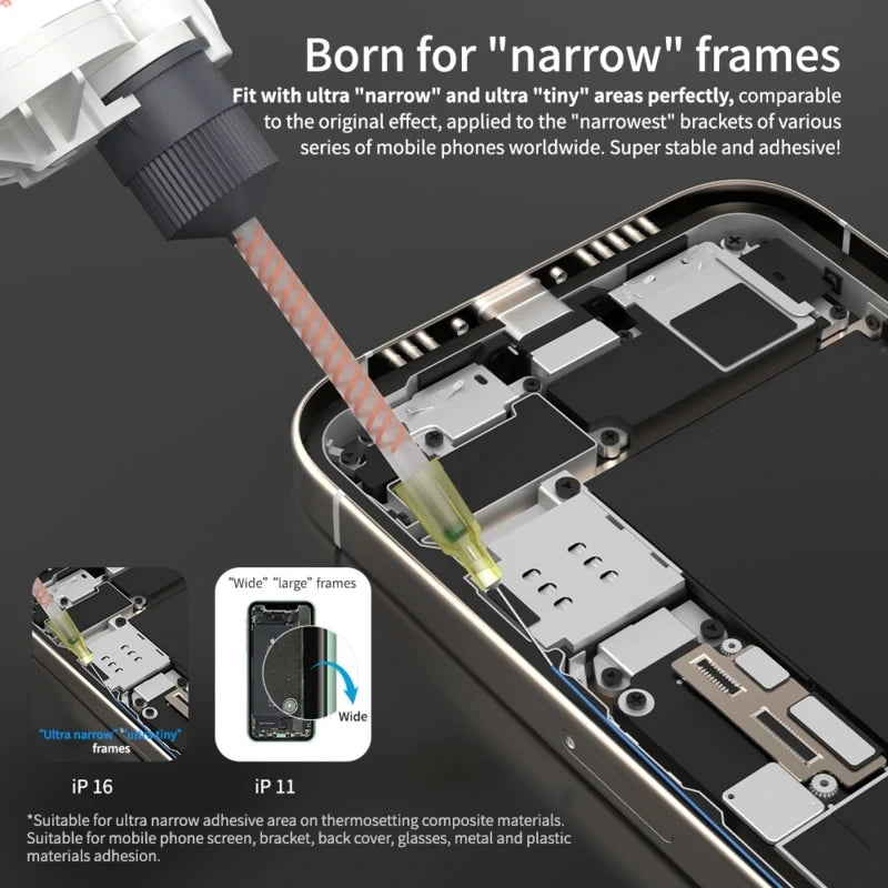 JCID Super Bracket Adhesive - High Viscosity AB Structural Glue for Phone Screen Frame Repair