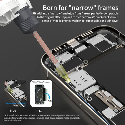 Adhesivo JCID Super Bracket: innovador adhesivo nano multiusos AB de alta viscosidad y curado para reparar marcos de pantallas de teléfonos móviles