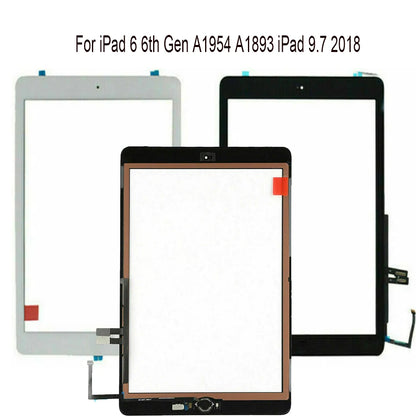For iPad 9.7 2018  For iPad 6 6th Gen A1954 A1893 LCD Outer Touch Screen Digitizer Front Glass Display Touch Panel Replacement