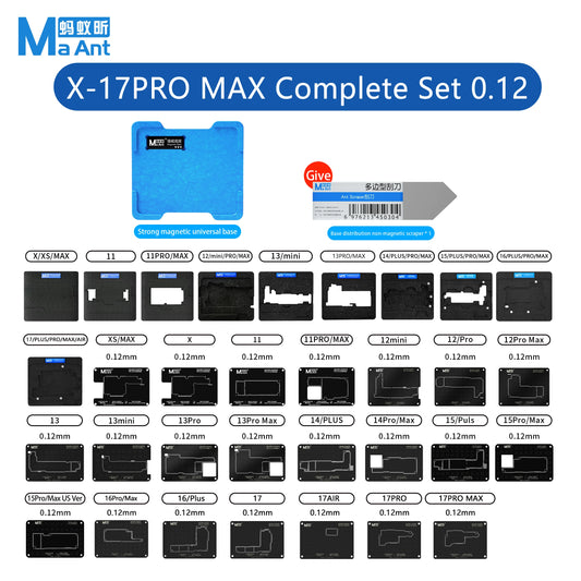 MAANT iPhone X-17 Middle-Layer Reballing Platform