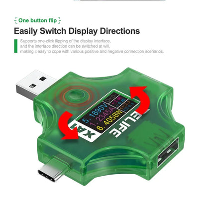 RELIFE XA1 Multifunctional Tester Bidirectional Current Detection Protocol Automatic Identification Fast Charge Detection