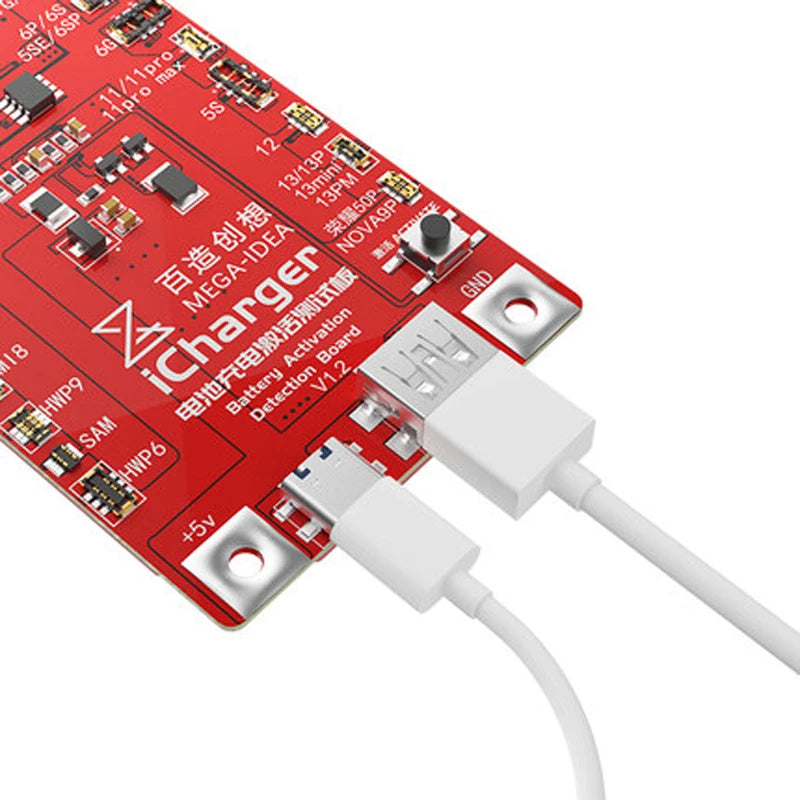 QIANLI MEAGA-IDEA 3.0 ICharger Battery Charge Activation Test Board for IP 5-13ProMax Android Battery Repair Tool