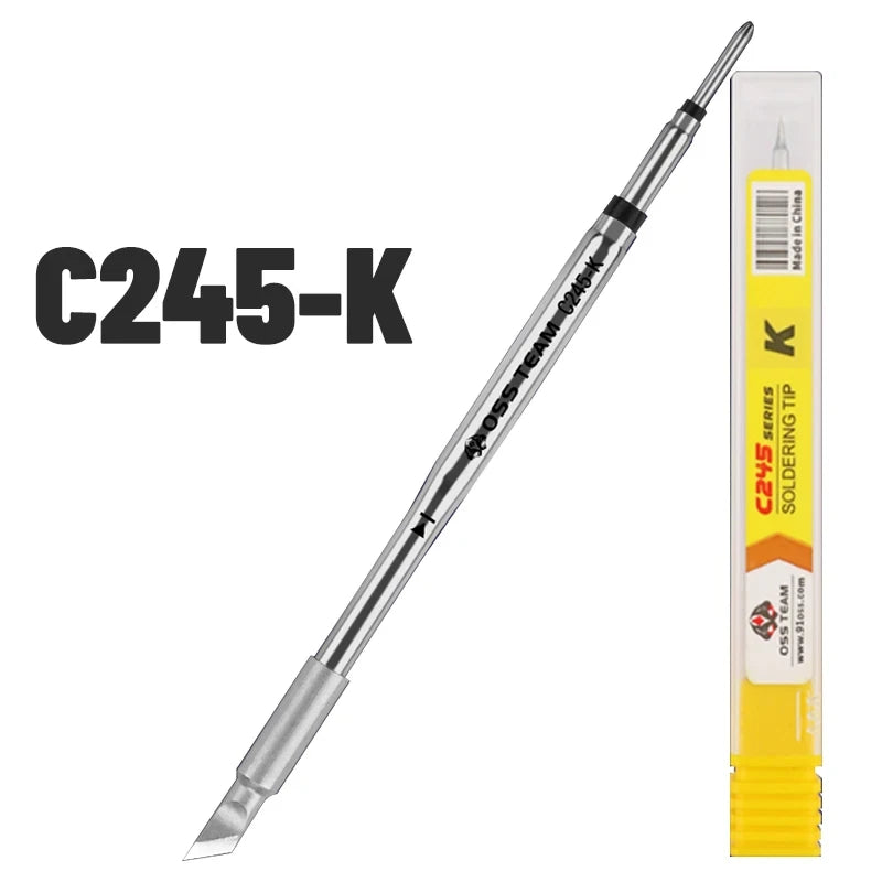 OSS C115 C210 T245 Soldering Tip for JBC C245 C210 C115 Soldering Tip Compatible with Maant GVM OSS Soldering Station Tip Tool