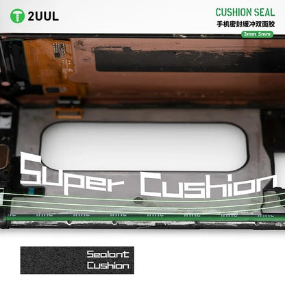 2UUL CS01 CS02 3mm/5mm Cushion Seal Tape Foam Adhesive for Mobile Phone Curved Screen LCD Frame Repair Tool