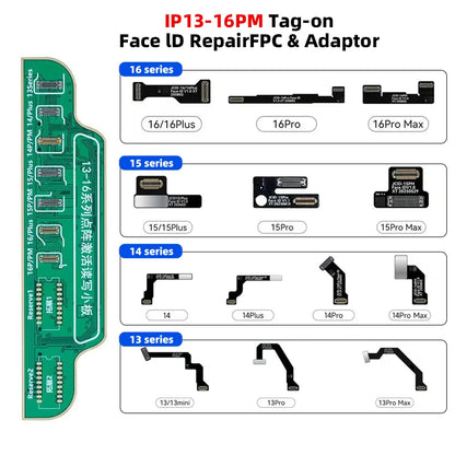 NEW JCID JC Tag Face id Flex Cable for IPhone 13 14 15 16 PRO MAX Mini JC Dot Matrix Repair No Welding Read and Write Data