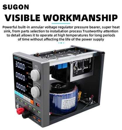 SUGON 3010PM DC Power Supply Adjustable Switching Power Supply for Equipment Maintenance