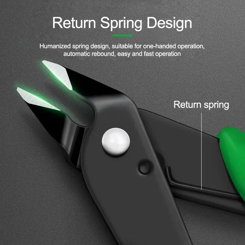 RELIFE RL-113 Precision Diagonal Side Cutting Pliers Cable Wire Cutter Electronic Repair Hand Tools