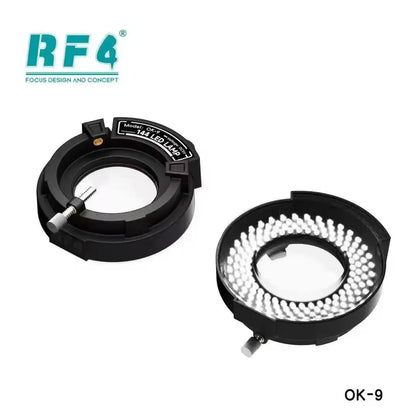 RF4 RF-OK-9 Anillo de luz para microscopio de 144 LED