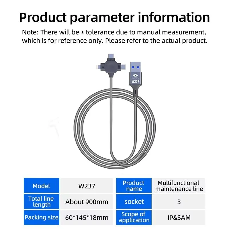 OSS W237 DFU and Recovery Mode Phone Repair Cable