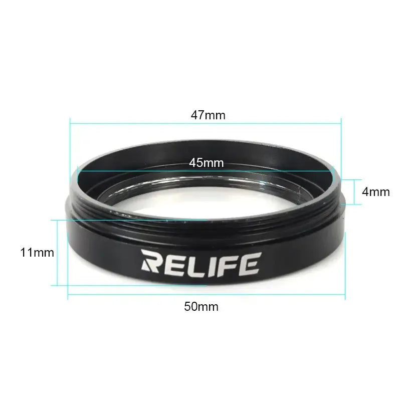 RELIFE M-25 Microscope Dustproof Lens For Repair Anti-Smoke And Protective Lens Dust-proof Iens Oil-proof Iens Glass Lens