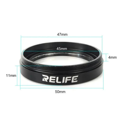 RELIFE M-25 Microscope Dustproof Lens For Repair Anti-Smoke And Protective Lens Dust-proof Iens Oil-proof Iens Glass Lens