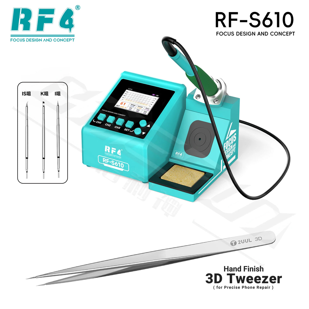 RF4 RF-S610 Soldering Station and Kit Options