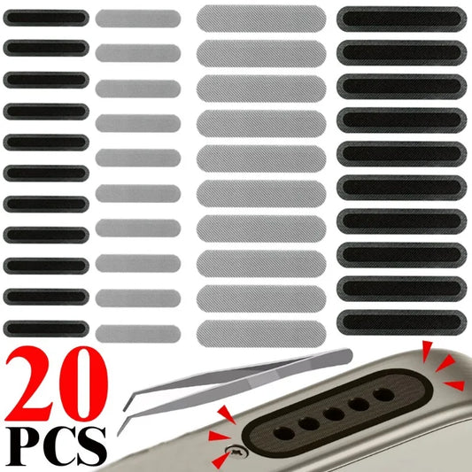 1-20Pcs Mobile Phone Speaker Dustproof Net UltraThin Anti Dust Proof Adhesive Sticker Protector for iPhone 17 Samsung Xiaomi