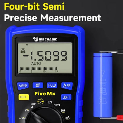 MECHANIC Five MX Four-Bit Semi Digital Multimeter for Mobile Phone Repair High Precision Temperature Detection Multimeter