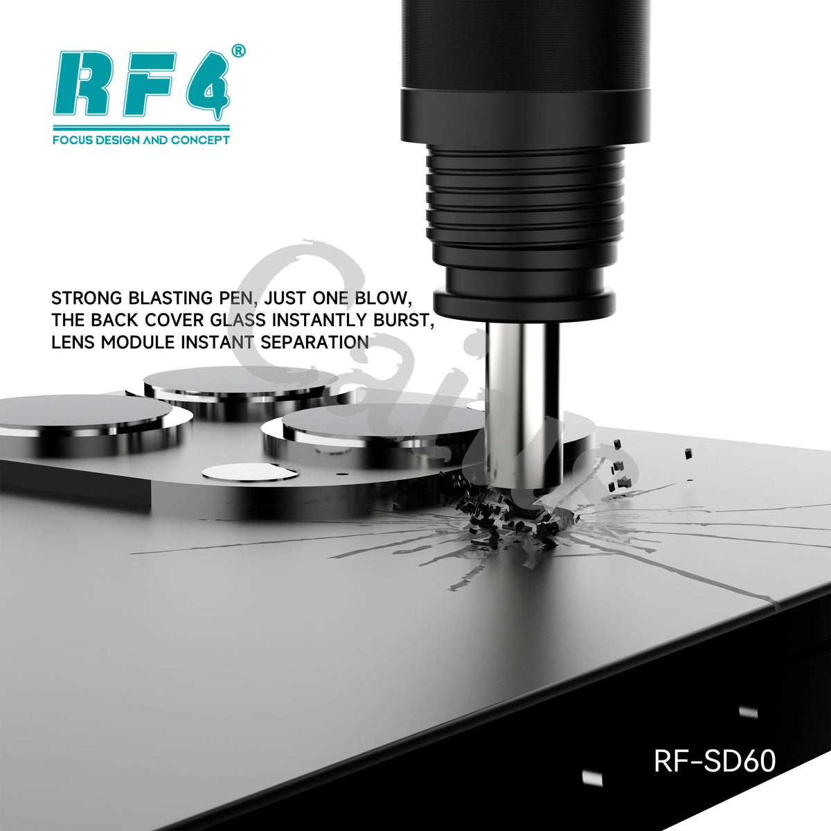 Destornillador y bolígrafo rompedor de vidrio trasero RF4 RF-SD60
