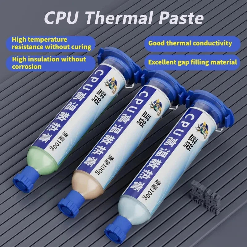 Lanrui Thermal Compound Paste 100g Thermal Conductivity 4/6/8.5W/mk for CPU Chip VGA Card Intel Processor Heat Sinks Repair Tool