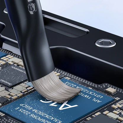 MECHANIC Steel/Fur Cleaning Brush for Smartphone Tablet PC Motherboard Chip Glue Removal Clean Dust Phone Repair Tools