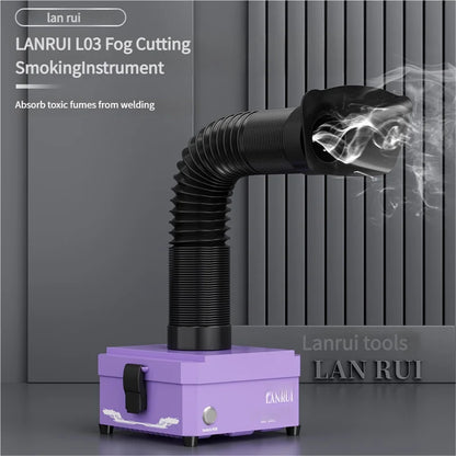 LANRUI L03 Welding Fume Extractor Air Purifier with HEPA Filter for Phone Repair Welding Smoke Dust Purification Instrument