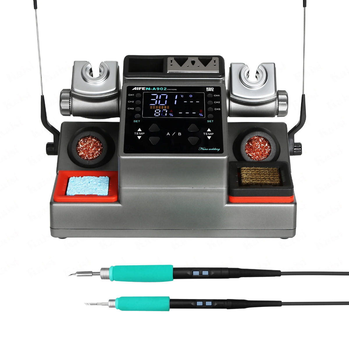 AIFEN A902 Rework Platform With C210 C245 Double Handles Welding for Phone PCB BGA Repair Solder Tools Soldering Station
