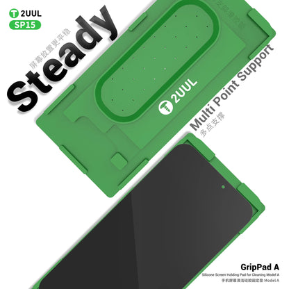2UUL GripPad A B Silicone Screen Holding Pad Anti Slip Fixed Mat Protect Display for Mobile Phone Screen Cleaning Repair Tools