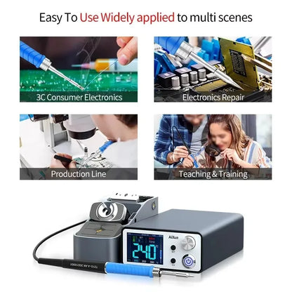 Aixun 200W T3A Intelligent Soldering Station with Electric Soldering Iron T12 T245 936 Handle Welding Tips for SMD BGA Repair