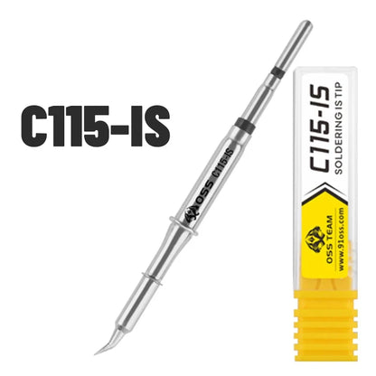 OSS C115 C210 T245 Soldering Tip for JBC C245 C210 C115 Soldering Tip Compatible with Maant GVM OSS Soldering Station Tip Tool