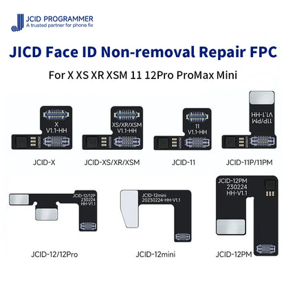 JCID Non-removal Face ID Repair FPC flex cable for iPhone X-12PM Face ID issues without soldering face id DOT-Projector fix tool